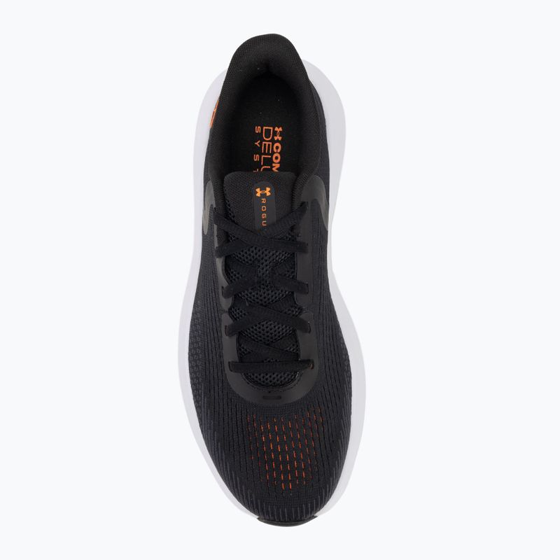 Кросівки для бігу чоловічі Under Armour Charged Rogue 5 black/black/blaze orange 5