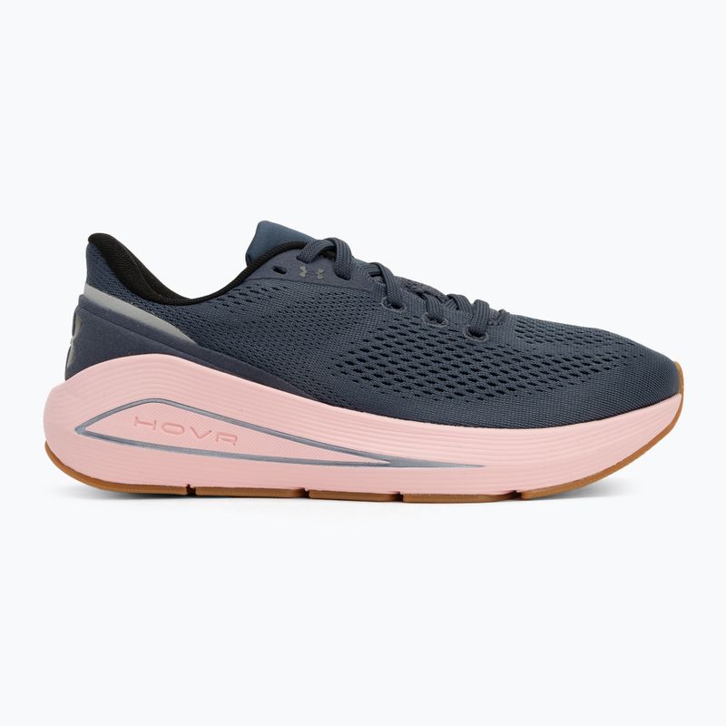 Кросівки для бігу жіночі Under Armour Sonic 7 downpour gray/prime pink/black 2