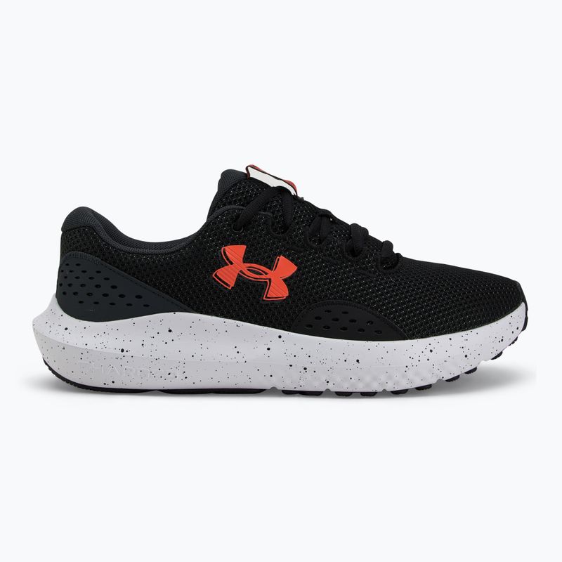Кросівки для бігу чоловічі Under Armour Charged Surge 4 black/anthracite/ares red 2