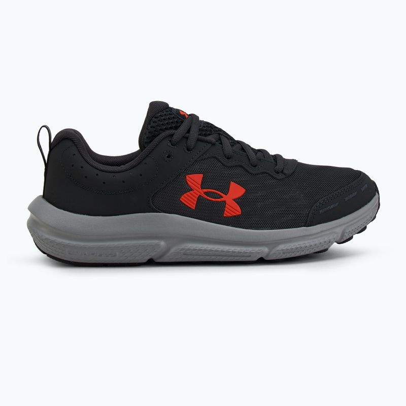 Кросівки для бігу чоловічі Under Armour Charged Assert 10 anthracite/anthracite/ares red 2