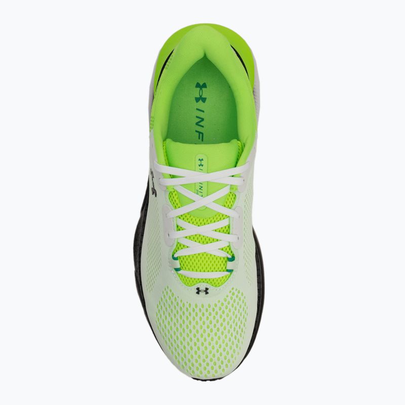 Кросівки для бігу чоловічі Under Armour Innfinite Pro 2 white/hyper green/black 5