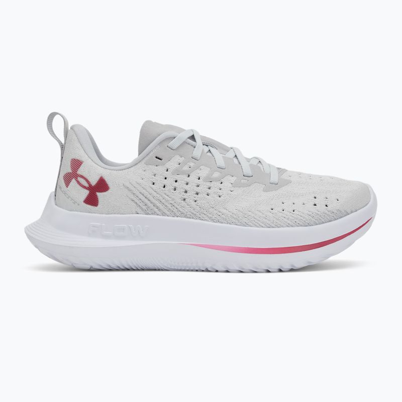 Кросівки для бігу жіночі Under Armour Velociti 4 SE halo gray/mod gray/shaded fuchsia 2