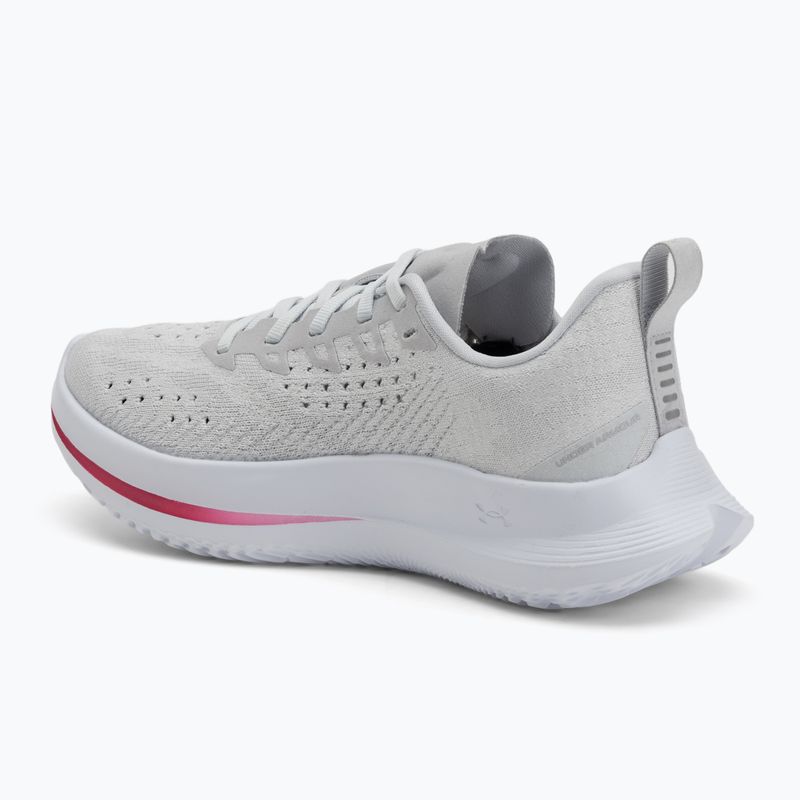 Кросівки для бігу жіночі Under Armour Velociti 4 SE halo gray/mod gray/shaded fuchsia 3