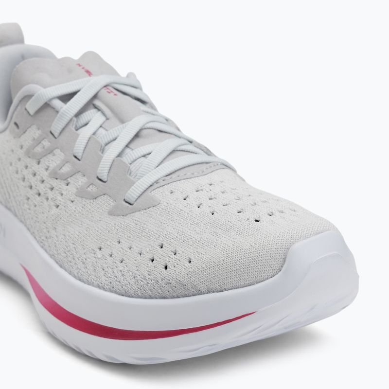 Кросівки для бігу жіночі Under Armour Velociti 4 SE halo gray/mod gray/shaded fuchsia 7
