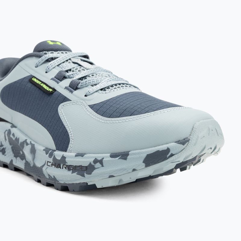 Кросівки для бігу чоловічі Under Armour Charged Bandit Trail 3 downpour gray/harbor blue/hyper green 7