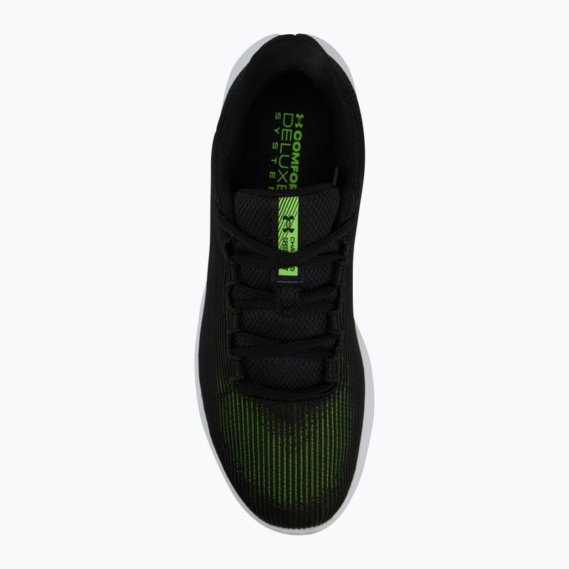 Кросівки для бігу чоловічі Under Armour Charged Speed Swift black/black/hyper green 5