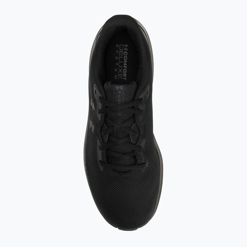 Кросівки для бігу чоловічі Under Armour Charged Pursuit 4 black/black/black 5
