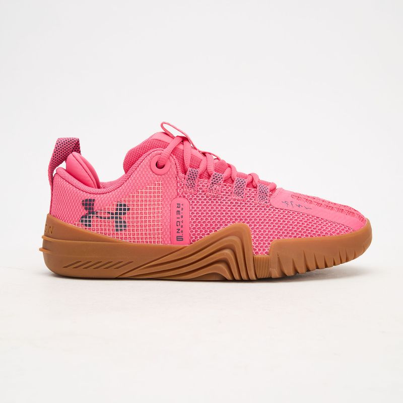 Кросівки для тренувань жіночі Under Armour TriBase Reign 6 super pink/super pink/downpour gray 2