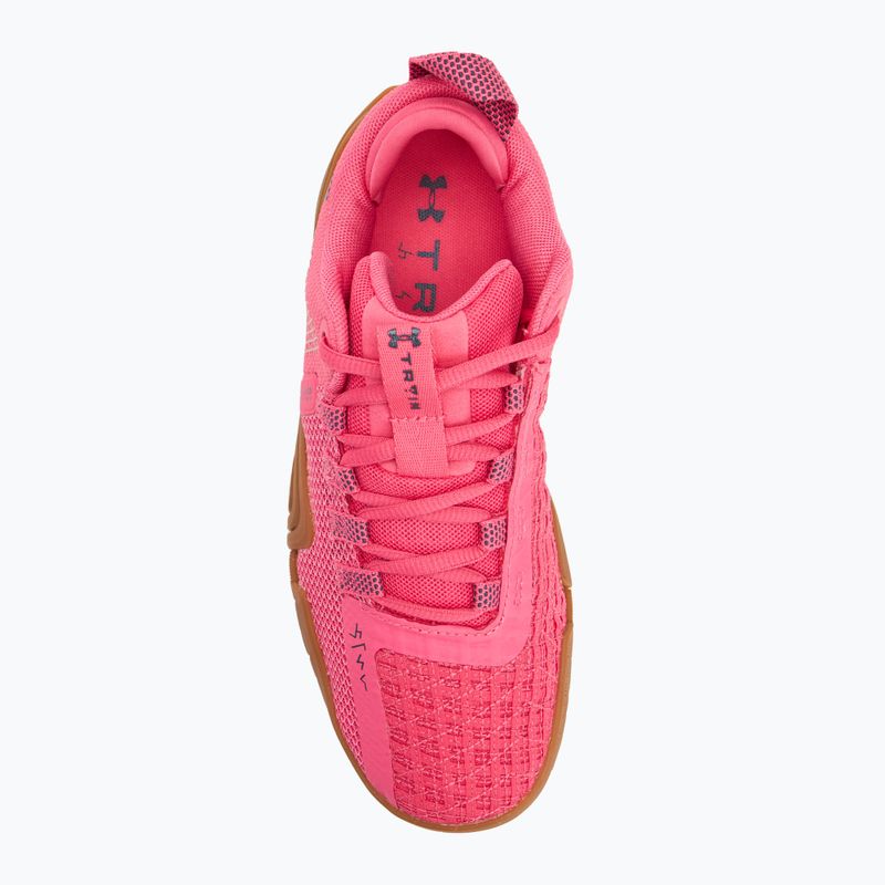 Кросівки для тренувань жіночі Under Armour TriBase Reign 6 super pink/super pink/downpour gray 5