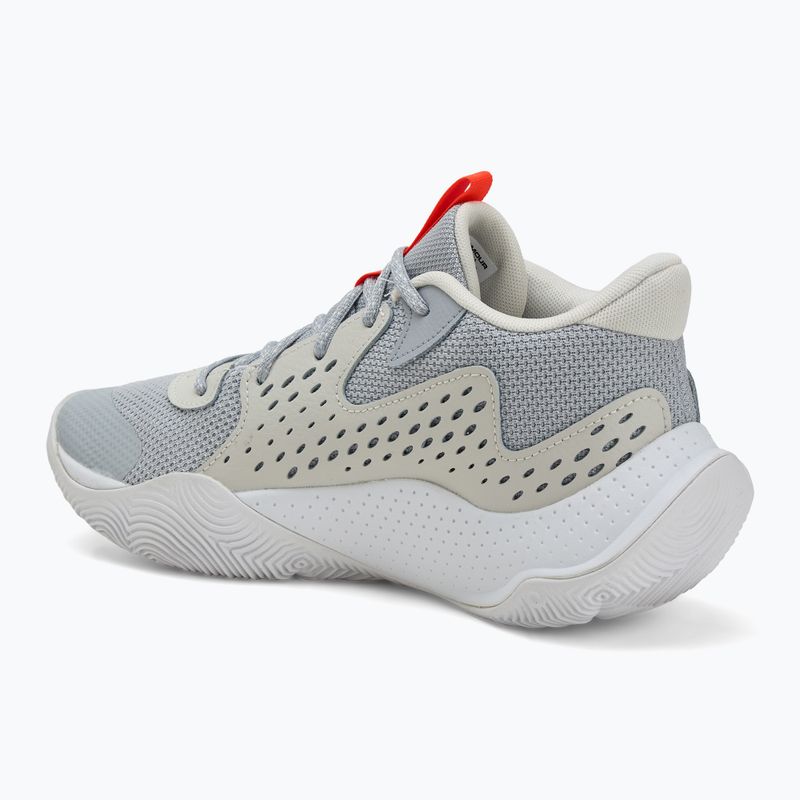 Кросівки баскетбольні Under Armour Jet' 23 mod gray/ares red/white 3