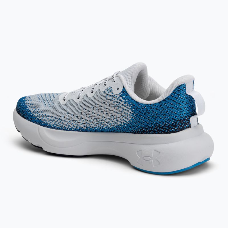 Кросівки для бігу чоловічі Under Armour Infinite white/electric blue/white 3