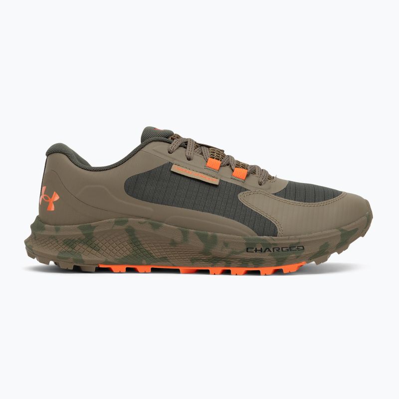 Кросівки для бігу чоловічі Under Armour Charged Bandit Trail 3 marine od green/bayou/ares red 2