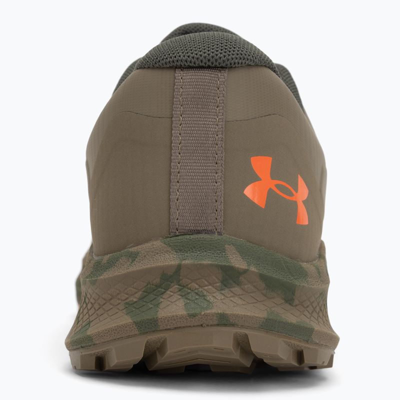 Кросівки для бігу чоловічі Under Armour Charged Bandit Trail 3 marine od green/bayou/ares red 6