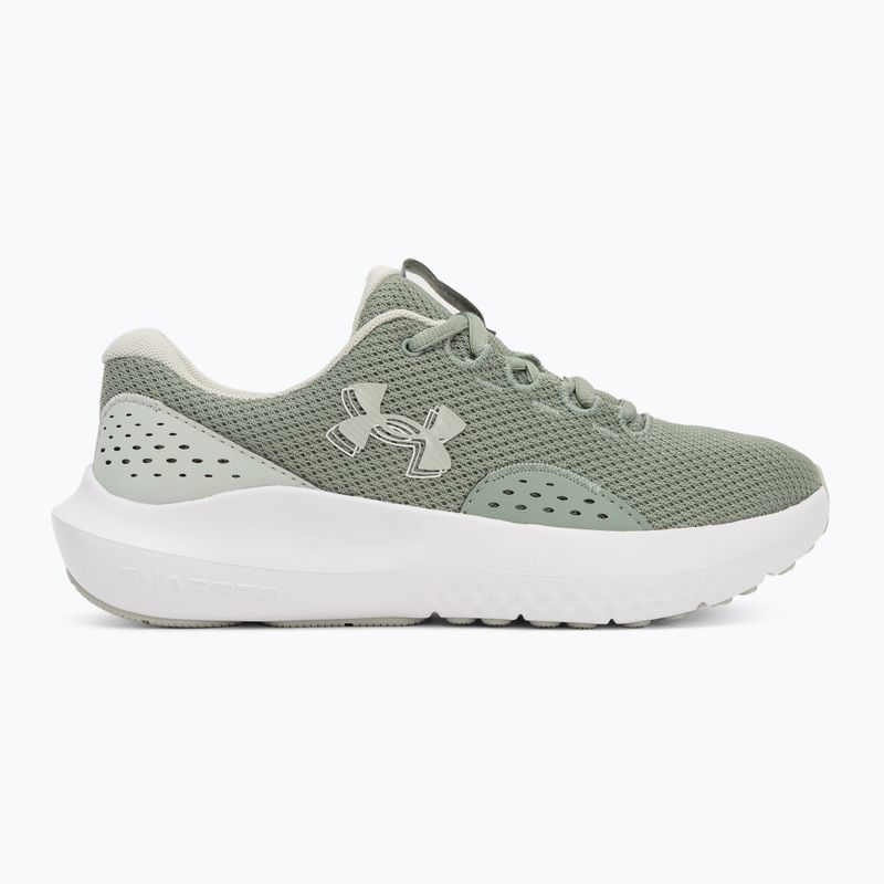 Кросівки для бігу жіночі Under Armour Charged Surge 4 silica green/hydro green/hydro green 2