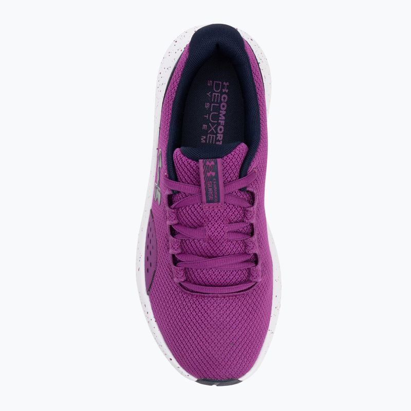 Кросівки для бігу жіночі Under Armour Charged Surge 4 andromeda purple/midnight navy/midnight navy 5
