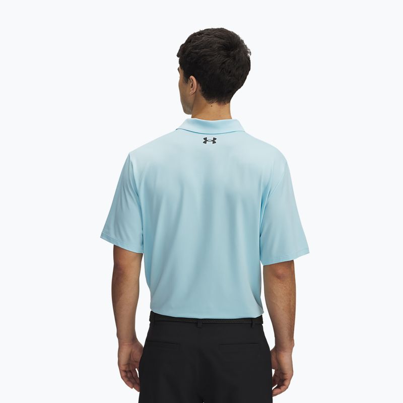 Футболка поло чоловіча Under Armour Matchplay Polo stream/black 2