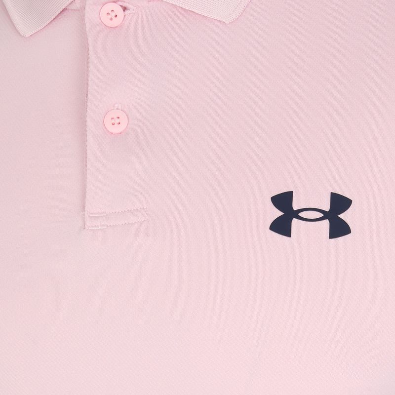Футболка поло чоловіча Under Armour Matchplay Polo prime pink/midnight navy 3