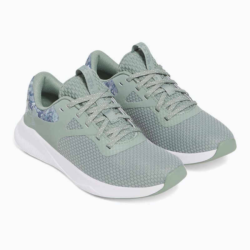 Кросівки для тренувань жіночі Under Armour Charged Aurora 2+ silica green/white/metallic silica 10