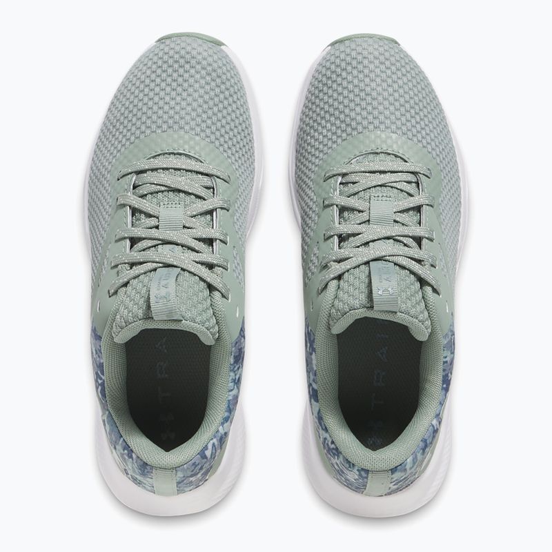 Кросівки для тренувань жіночі Under Armour Charged Aurora 2+ silica green/white/metallic silica 11