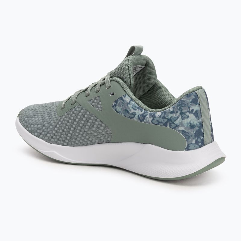 Кросівки для тренувань жіночі Under Armour Charged Aurora 2+ silica green/white/metallic silica 3