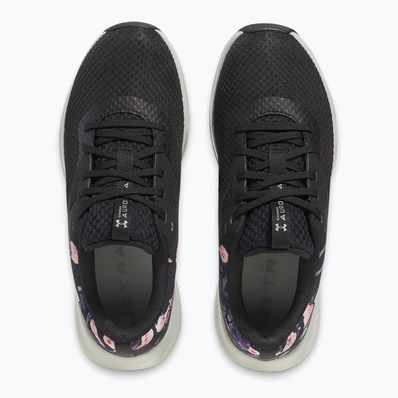 Кросівки для тренувань жіночі Under Armour Charged Aurora 2+ black/hydro green/metallic warm silver 11
