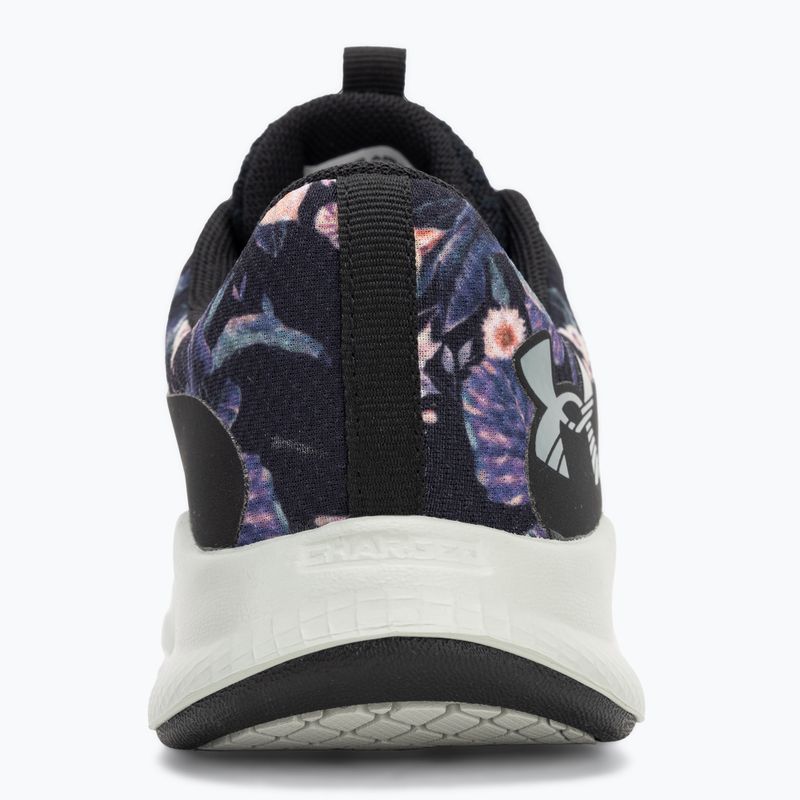 Кросівки для тренувань жіночі Under Armour Charged Aurora 2+ black/hydro green/metallic warm silver 6