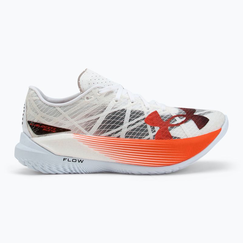 Кросівки для бігу чоловічі Under Armour Velocity Elite 2 white/ares red/black 2