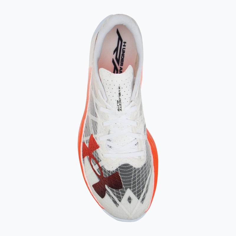 Кросівки для бігу чоловічі Under Armour Velocity Elite 2 white/ares red/black 5