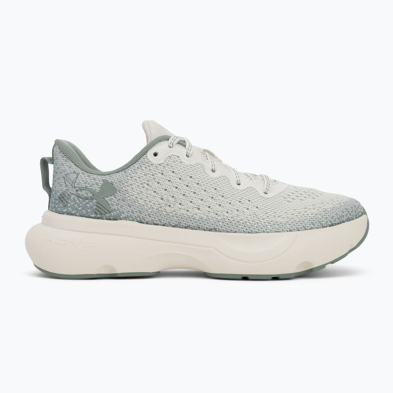 Кросівки для бігу жіночі Under Armour Infinite white quartz/silica green/metallic silica 2