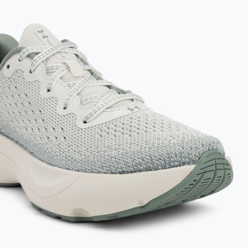 Кросівки для бігу жіночі Under Armour Infinite white quartz/silica green/metallic silica 7