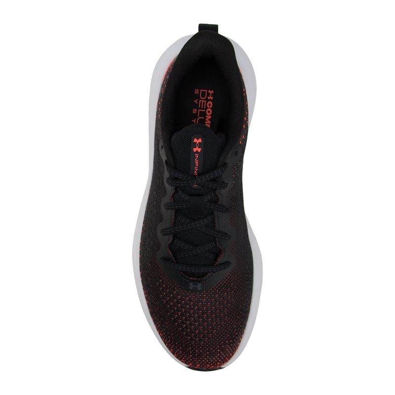 Кросівки для бігу чоловічі Under Armour Infinite black/ares red/black 5