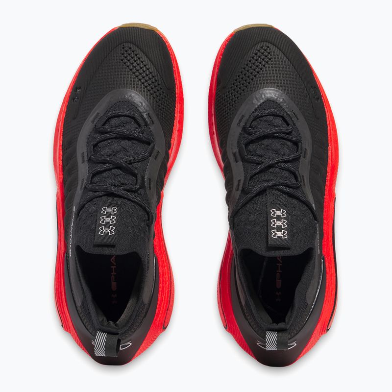 Кросівки чоловічі Under Armour Phantom 4 black/lava red/metallic silver 11