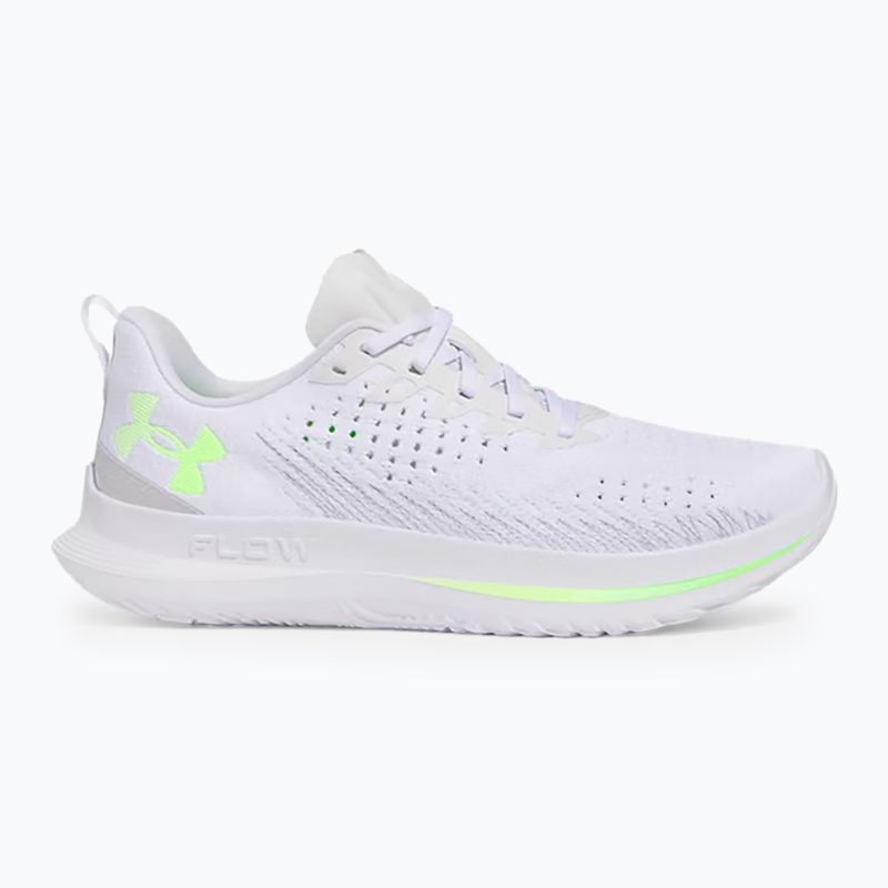 Кросівки для бігу чоловічі Under Armour Velociti 4 white/white/hyper green 8