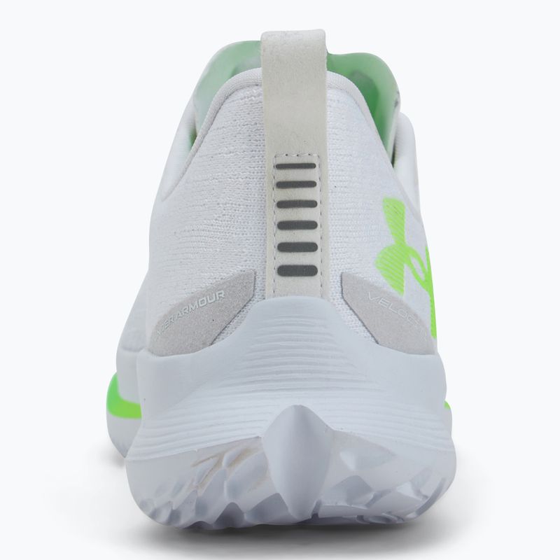 Кросівки для бігу чоловічі Under Armour Velociti 4 white/white/hyper green 6