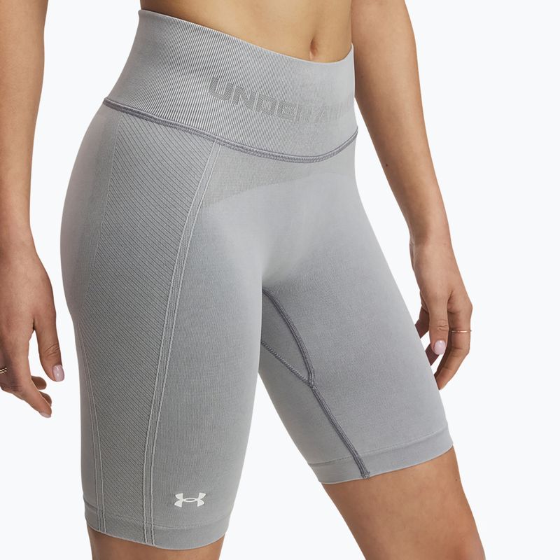 Шорти для тренувань жіночі Under Armour Vanish Seamless Washed black / white 4