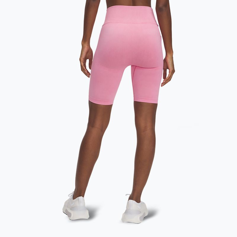 Шорти для тренувань жіночі Under Armour Vanish Seamless Washed shaded fuchsia / white 3