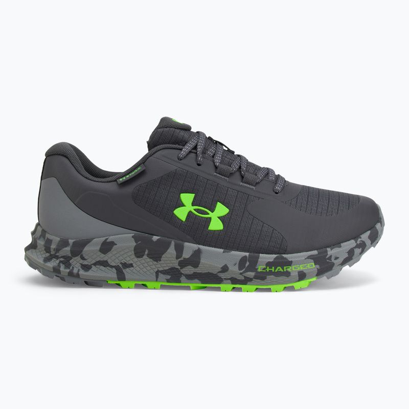 Кросівки для бігу чоловічі Under Armour Charged Bandit Trail 3 castlerock/steel/hyper green 2