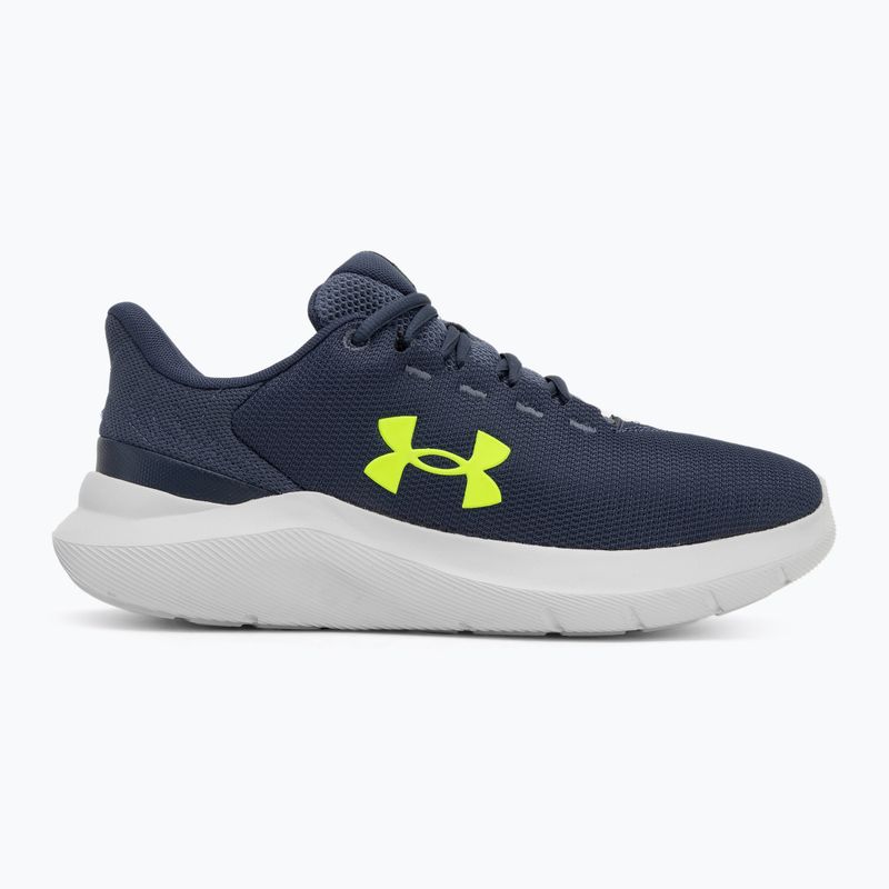 Кросівки для бігу чоловічі Under Armour Phade RN 3 downpour gray/downpour gray/hyper green 2