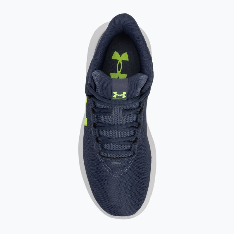 Кросівки для бігу чоловічі Under Armour Phade RN 3 downpour gray/downpour gray/hyper green 5