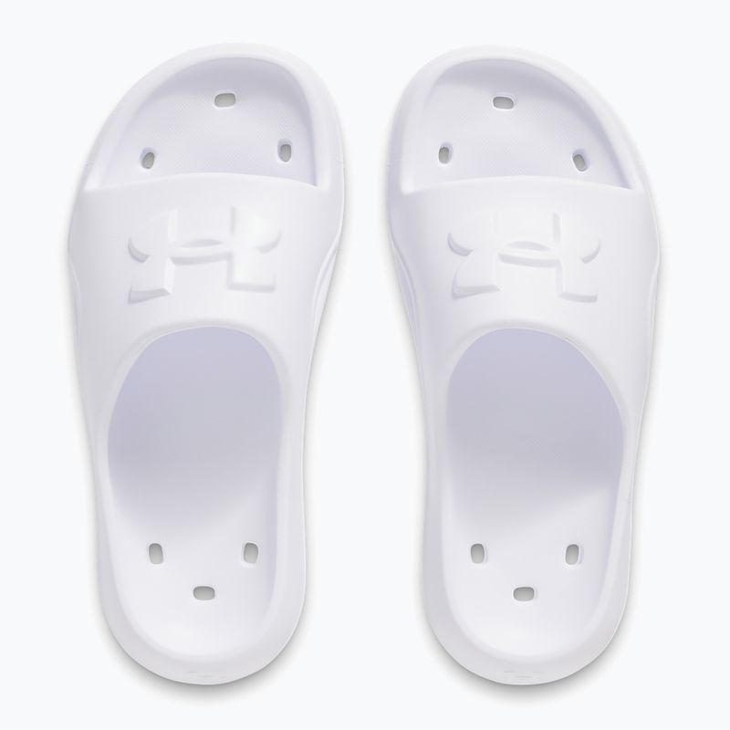 Шльопанці жіночі Under Armour Locker V Slide white/white/white 4