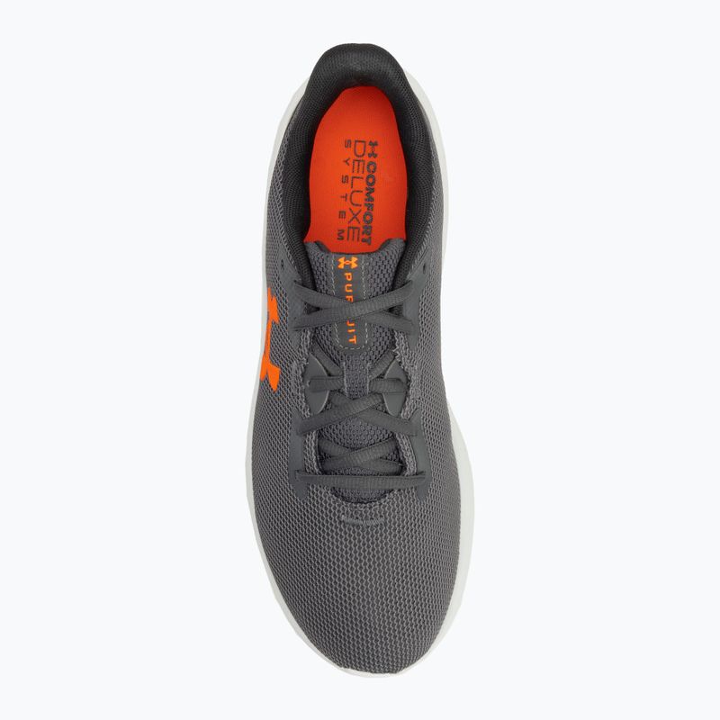 Кросівки для бігу чоловічі Under Armour Charged Pursuit 4 castlerock/anthracite/blaze orange 5
