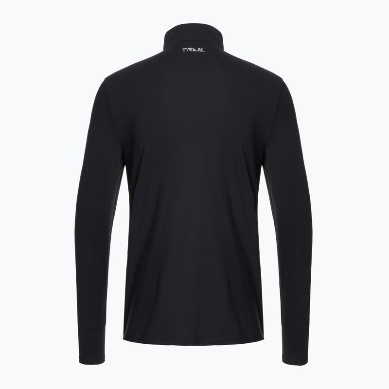 Кофта для бігу чоловіча Under Armour Trail Run Quarter Zip black/reflective 2