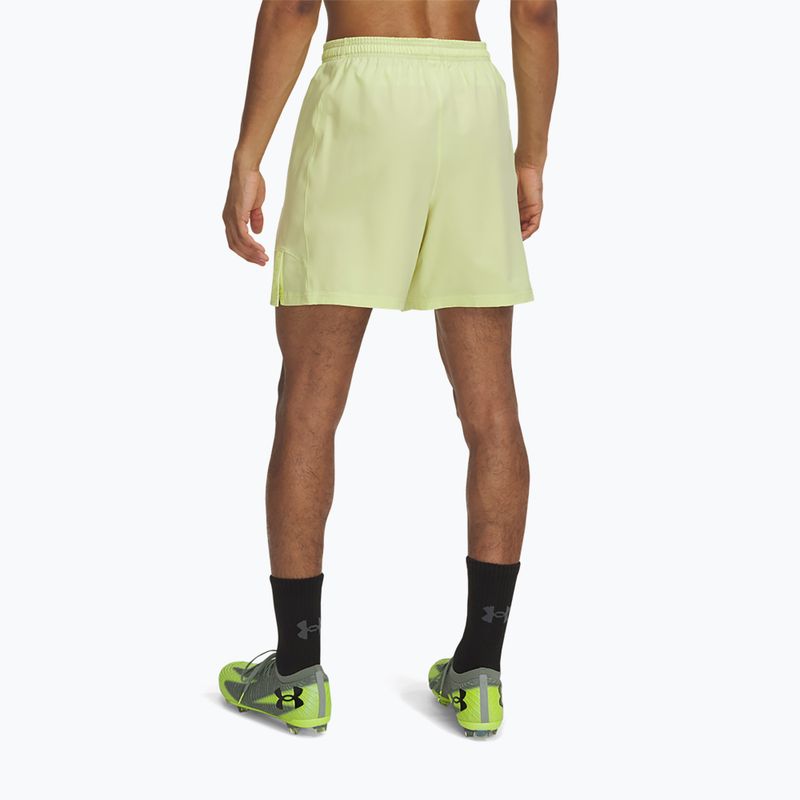Шорти футбольні чоловічі Under Armour Challenger Pro Woven sonic yellow / black 3