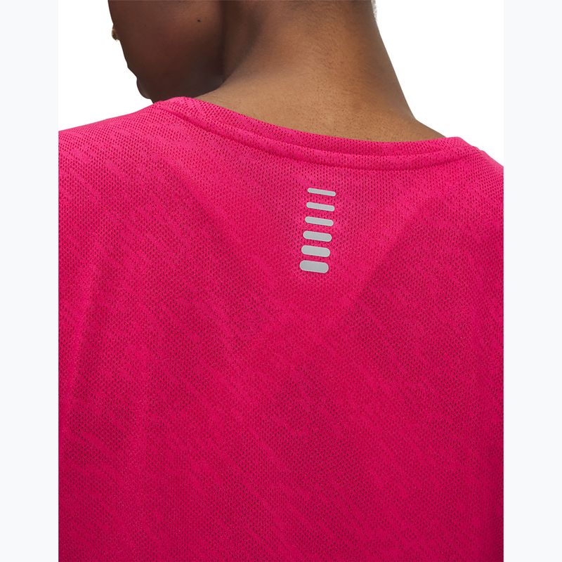 Футболка для бігу жіноча Under Armour UA Launch Camo shaded fuchsia/reflective 3