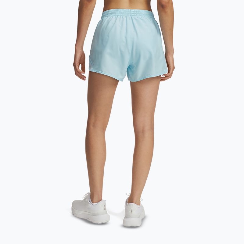 Шорти для бігу жіночі Under Armour Fly By 3" stream /stream / reflective 3