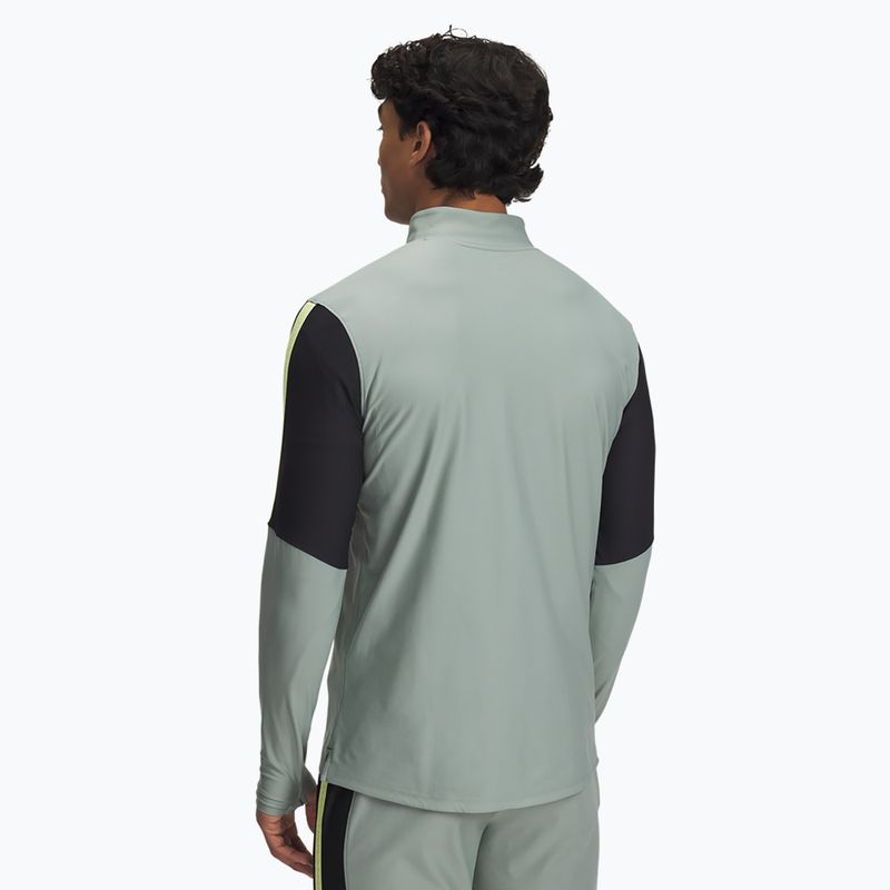 Кофта футбольна чоловіча Under Armour Challenger Pro 1/4 Zip silica green / black / sonic yellow 2