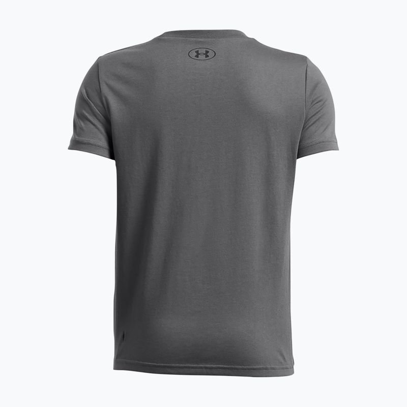 Футболка дитяча Under Armour Sportstyle Left Chest pitch gray/black 2