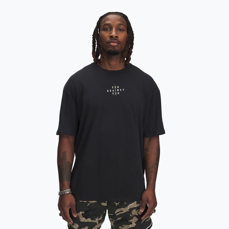 Футболка чоловіча Under Armour Project Rock Hwt black/white clay