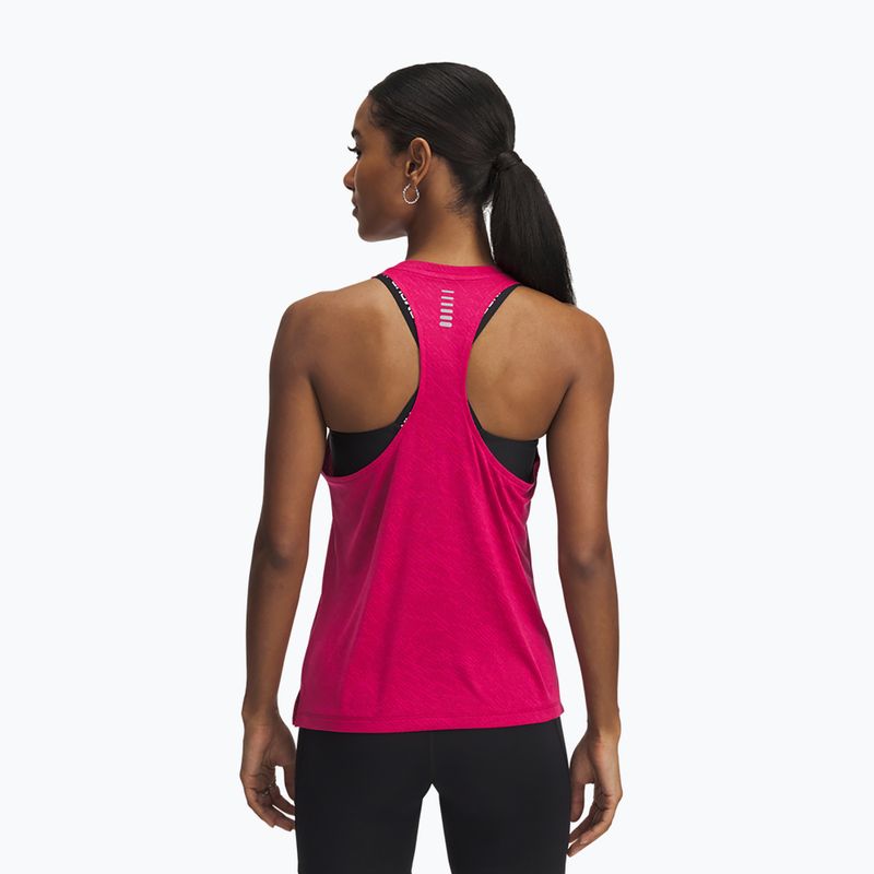 Топ для бігу жіночий Under Armour Launch Camo Singlet shaded fuchsia/reflective 2