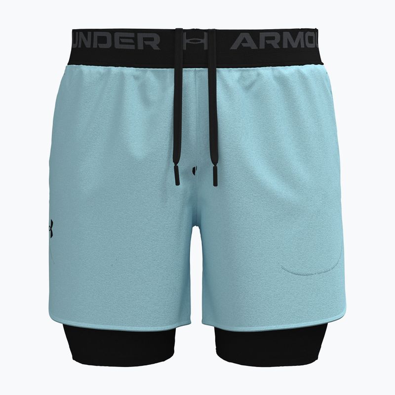 Шорти чоловічі Under Armour Peak Woven 2in1 stream/black 5